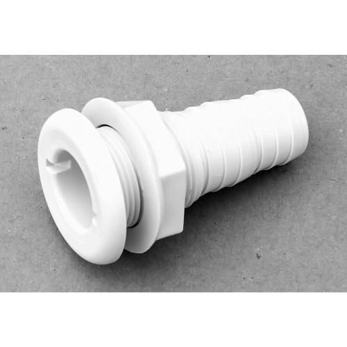 Штуцер сливной, белый пластик 1?-1/8? (26мм) C11860 купить по оптовой цене с доставкой в магазине Ellada.com.ua
