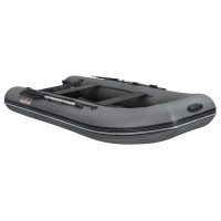 Лодка Parsun 340 серая со сплошным аэрдеком на днище