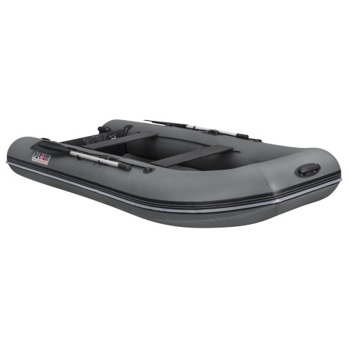 Лодка Parsun 340 серая со сплошным аэрдеком на днище купить по оптовой цене с доставкой в магазине Ellada.com.ua