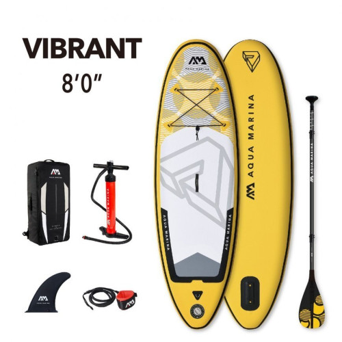 BT-19VIP Доска Vibrant — Youth Isup,2.44m/10cm,with paddle and safety leash купить по оптовой цене с доставкой в магазине Ellada.com.ua