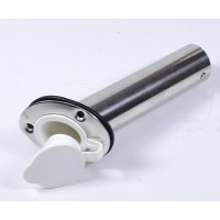 Держатель удочки с колпачком, нерж C12716