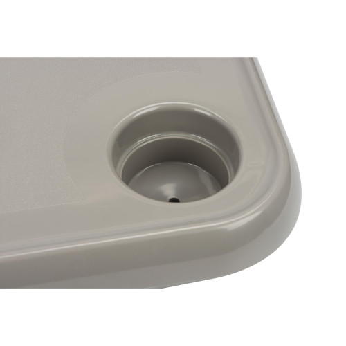 Набор прямоугольный стол со стойкой 75202-04, цвет серый купить по оптовой цене с доставкой в магазине Ellada.com.ua