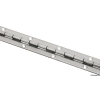 38.998.02 Петля рояльная длина 2 м ширина 40мм, толщина 1,5 под потайную головку 38.998.02 Петля рояльная длина 2 м ширина 40мм, толщина 1,5 под потайную головку