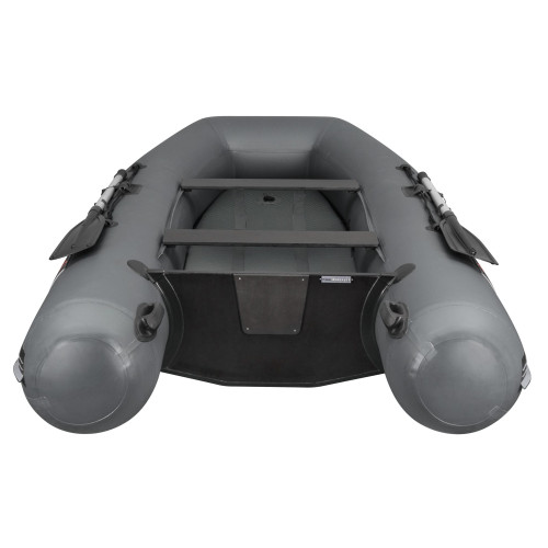 Лодка Parsun 340 серая со сплошным аэрдеком на днище купить по оптовой цене с доставкой в магазине Ellada.com.ua