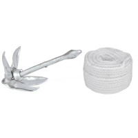 Комплект Якорь FLD 3lbs/1.4кг+ 30м 6мм белая