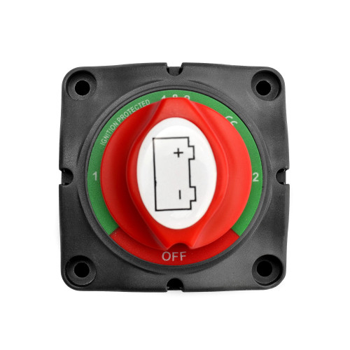 Переключатель массы компакт 68х68мм 275A 1-2-BOTH/OFF HF66-701S купить по оптовой цене с доставкой в магазине Ellada.com.ua