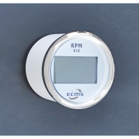 Цифровой тахометр со счетчиком моточасов ECMS (белый)