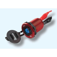 USB зарядка 3A и 2А LED A2025