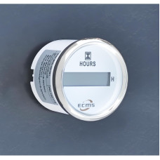 Цифровой счетчик моточасов ECMS (белый)