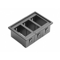 Установочная панель на 3 переключателя