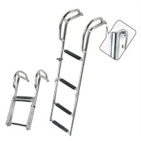 Лестница в поручнями 4 ступени HF01-124SA