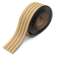 ПВХ Искусственный тик NKK цвет ТИК, черная полоса, 0,2х1м N9 ПВХ Искусственный тик NKK цвет ТИК, черная полоса, 0,2х1м N9