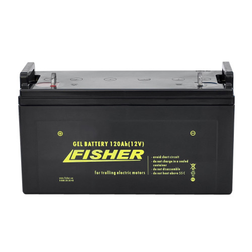 Гелевый аккумулятор 120Ah Fisher 12V купить по оптовой цене с доставкой в магазине Ellada.com.ua