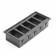 Установочная панель на 5 переключателя