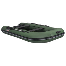 Лодка Parsun 340 зеленая со сплошным аэрдеком на днище