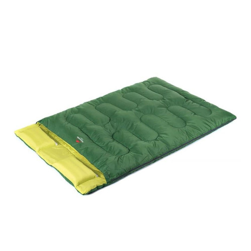 Двойной спальный мешок с подушками Nature Nike (185+30)*145cm, вес 2,4кг, 5-10? зеленый купить по оптовой цене с доставкой в магазине Ellada.com.ua