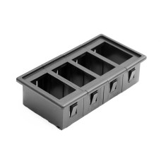 Установочная панель на 4 переключателя