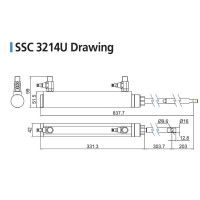 Гидравлическая система рулевого управления для Alpha/Bravo (Power Assist), Sea First MS250S-U1-30 Гидравлическая система рулевого управления для Alpha/Bravo (Power Assist), Sea First MS250S-U1-30