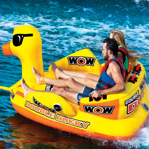Буксируемый баллон (Плюшка) Double Ducky 2P Towable 19-1050 купить по оптовой цене с доставкой в магазине Ellada.com.ua
