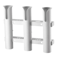 Держатель для 3-ох удочек, пластиковый, белый C12731-S Держатель для 3-ох удочек, пластиковый, белый C12731-S