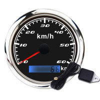 GPS спидометр 60км/ч I GAUGE WPSP270-GPS-60B черный