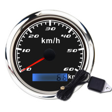 GPS спидометр 60км/ч I GAUGE WPSP270-GPS-60B черный