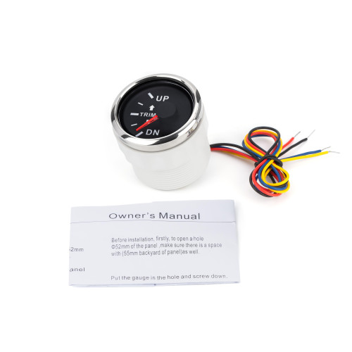 Датчик трима I GAUGE 52MM (черный) LED дисплей купить по оптовой цене с доставкой в магазине Ellada.com.ua