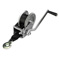 Лебедка для прицепа с лентой и крюком 1200lbs оцинкованная 702021