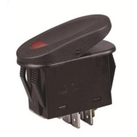 Кнопка переключения (тумблер) ААА 10111-02 on-off 5 пин