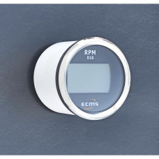 Цифровой тахометр со счетчиком моточасов ECMS (черный) 800-00264