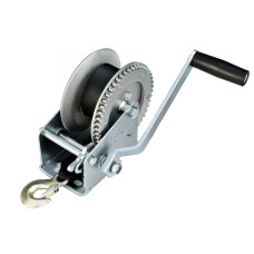 Лебедка для прицепа с лентой и крюком 1400lbs оцинкованная 702022