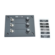 Панель переключателей на 3 переключателя ААА 10030