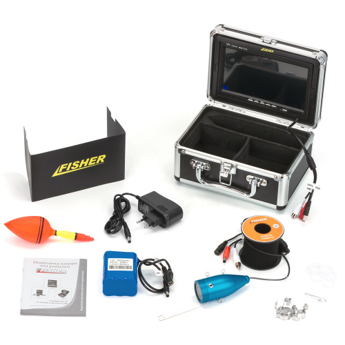 Подводная камера Fisher CR110-7L camera с отключением LED монитора купить по оптовой цене с доставкой в магазине Ellada.com.ua