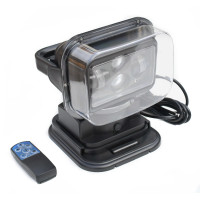 Поисковый прожектор, пульт, Led528 черный