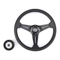 Руль PRETECH, спицы черные, черный