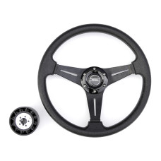 Руль PRETECH, спицы черные, черный