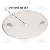 SF крышка стола овальная 45х76см с отверстием под зонт SF крышка стола овальная 45х76см с отверстием под зонт