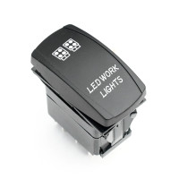 Переключатель ROCKET 7P ON-OFF-ON синий LED Переключатель ROCKET 7P ON-OFF-ON синий LED