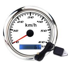 GPS спидометр 60км/ч I GAUGE WPSP270-GPS-60W белый