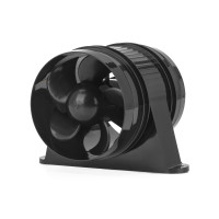 Вентилятор, пластик ABS, черный 4” 270CFM, 12V/2.7A ААА Тайвань Вентилятор, пластик ABS, черный 4” 270CFM, 12V/2.7A ААА Тайвань
