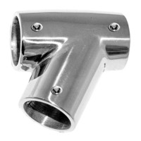 Деталь для леера, соединитель 60 градусов 25мм ZK0235A