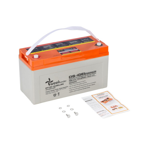 Гелевый аккумулятор Weekender DS 120Ah 12V с дисплеем 36,6кг купить по оптовой цене с доставкой в магазине Ellada.com.ua