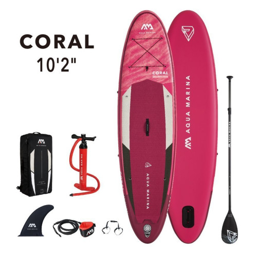 BT-21COP Доска Coral — Advanced All-Around iSUP,3.1m/12cm,with paddle and safety leash купить по оптовой цене с доставкой в магазине Ellada.com.ua
