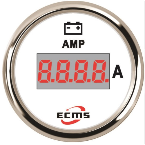 Цифровой амперметр ECMS PEA-WS±150A диаметр 52мм белый 800-00166 купить по оптовой цене с доставкой в магазине Ellada.com.ua