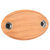 Крышка стола овальная, под тик. 450x750mm HF68-500TW