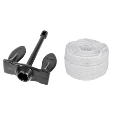 Комплект Якорь PE 28lbs 13кг + 30м 10мм белая