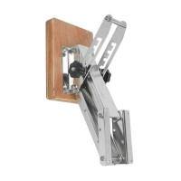 Крепление (навесной транец) нержавейка для лодочного мотора 15-40кг пластина деревоо 03501005W