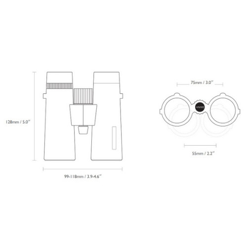 Бинокль Hawke Nature Trek 8x32 Top Hinge-Green (35100/HA4150)