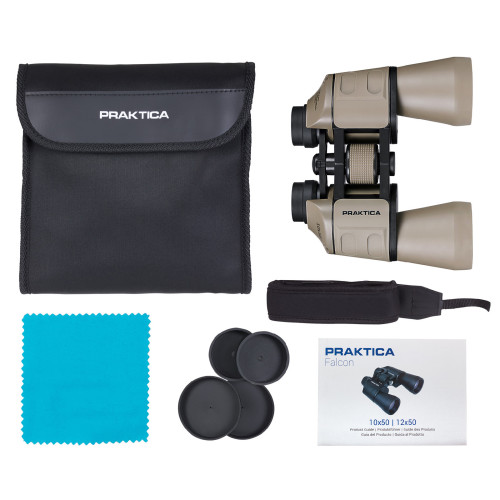 Бинокль Praktica Falcon FMC 10x50 Sand (PRA185)