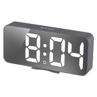 Часы настольные Bresser MyTime Echo FXL Grey (8010072QT5WHI)